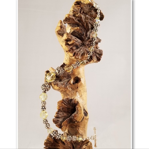 Sterling Silver and Swarovski Bracelet - Picture 5 of 8